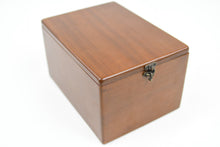 Load image into Gallery viewer, Pura solid teak wooden pet ashes casket.