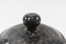 Load image into Gallery viewer, Black polished marble pet ashes casket lid.