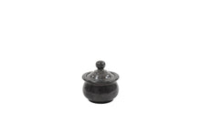 Load image into Gallery viewer, Black polished marble pet ashes casket in small.