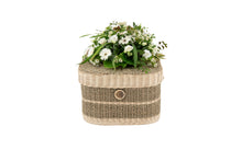 Load image into Gallery viewer, Handwoven seagrass pet coffin end in small.