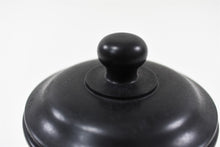 Load image into Gallery viewer, Handcrafted black stone pet ashes casket lid.
