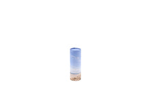 Load image into Gallery viewer, Small cylindrical pet ashes scattering tube with a beach scene image.
