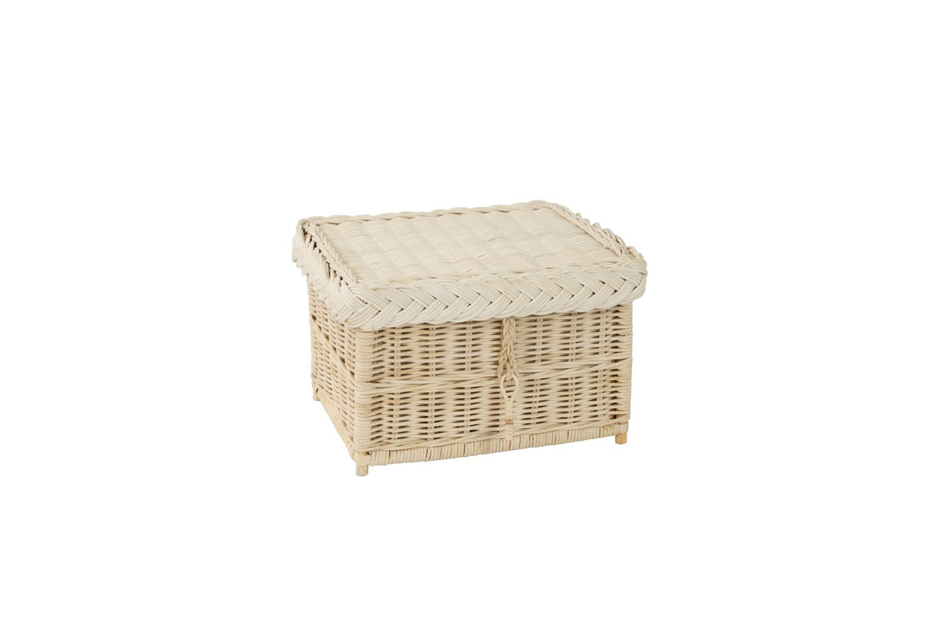 Cane Rectangular Ashes Casket