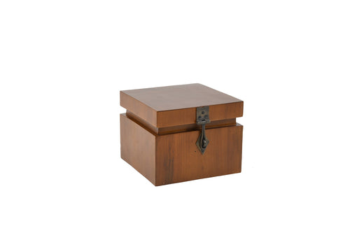 Kawi solid teak wooden pet ashes casket.