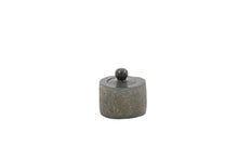 Load image into Gallery viewer, Handcrafted natural stone pet ashes casket in small.
